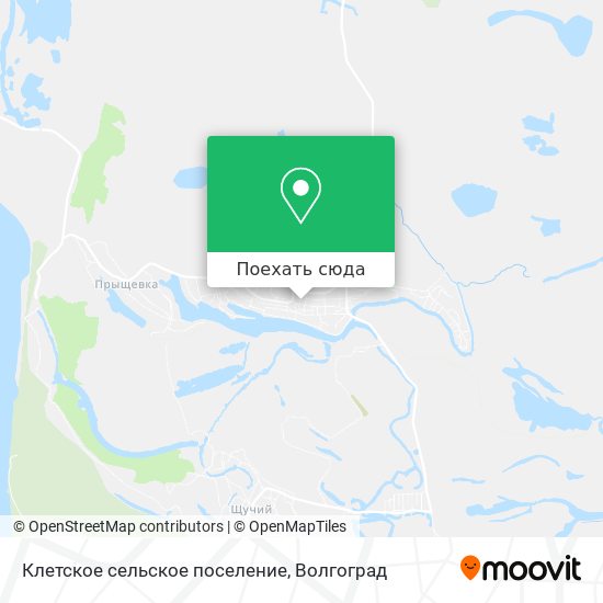 Карта Клетское сельское поселение