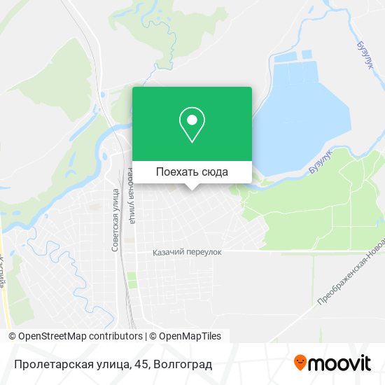 Карта Пролетарская улица, 45