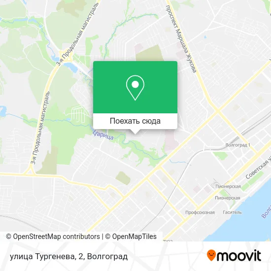 Карта улица Тургенева, 2
