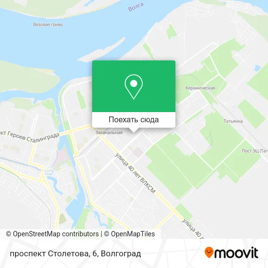 Карта проспект Столетова, 6