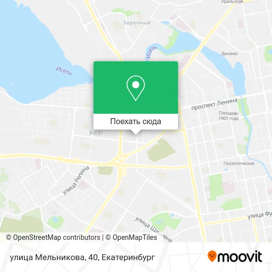 Карта улица Мельникова, 40