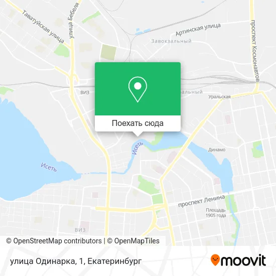 Карта улица Одинарка, 1