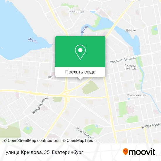 Карта улица Крылова, 35