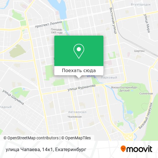 Карта улица Чапаева, 14к1