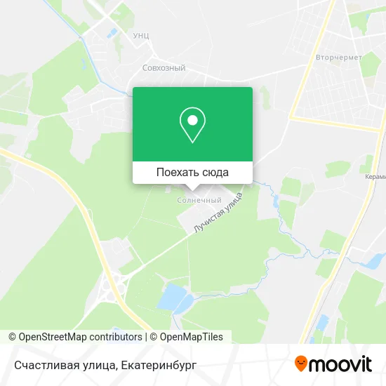 Карта Счастливая улица