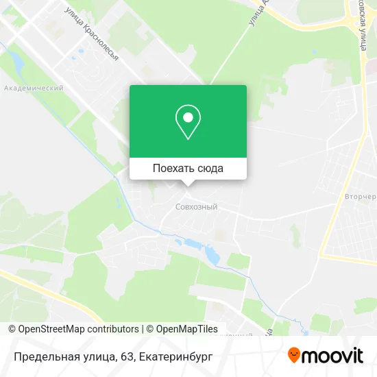 Карта Предельная улица, 63