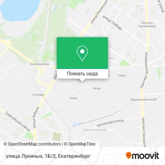 Карта улица Лукиных, 1Б/2