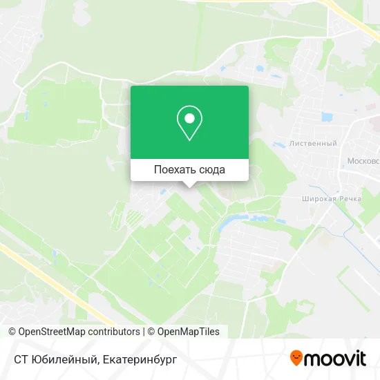 Карта СТ Юбилейный