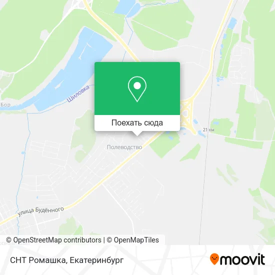 Карта СНТ Ромашка