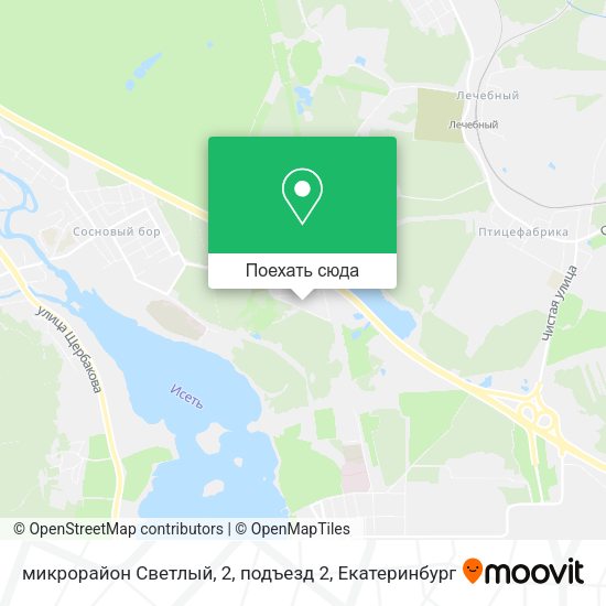 Карта микрорайон Светлый, 2, подъезд 2