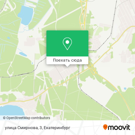 Карта улица Смирнова, 3