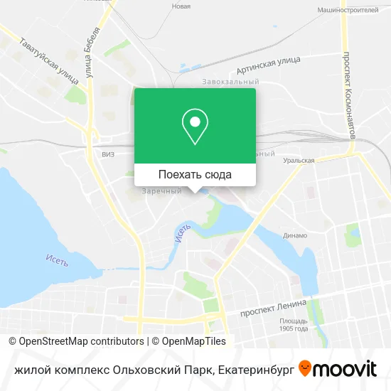 Карта жилой комплекс Ольховский Парк