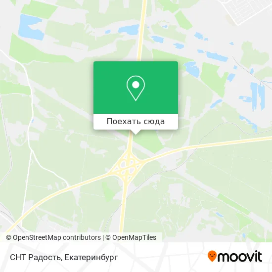 Карта СНТ Радость