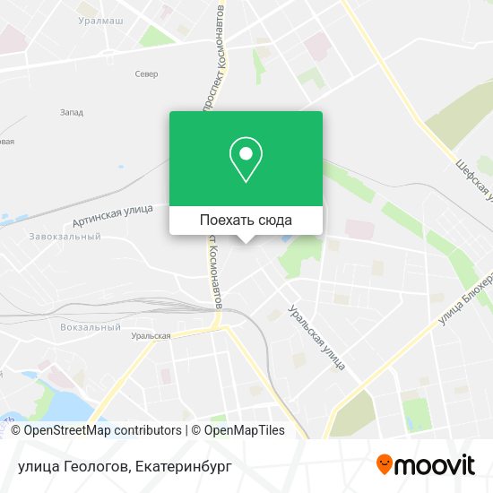 Карта улица Геологов