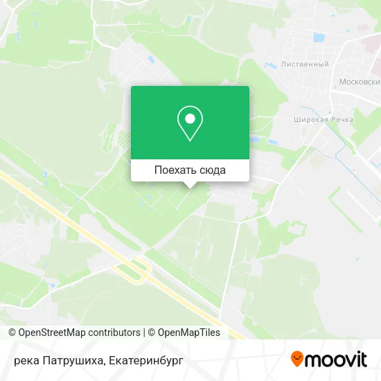 Карта река Патрушиха