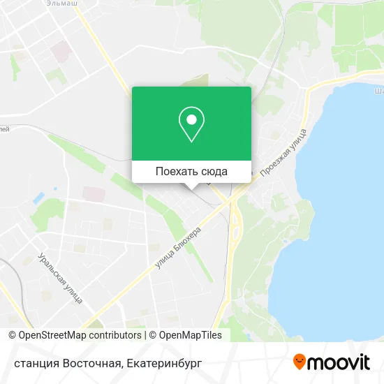 Карта станция Восточная