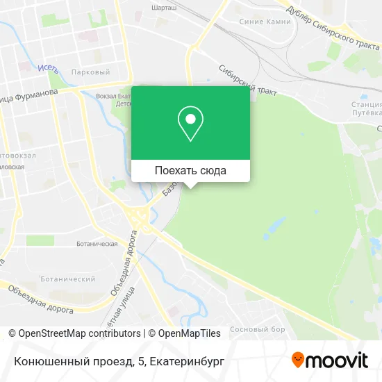 Карта Конюшенный проезд, 5