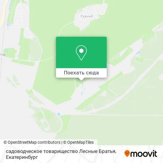 Карта садоводческое товарищество Лесные Братья