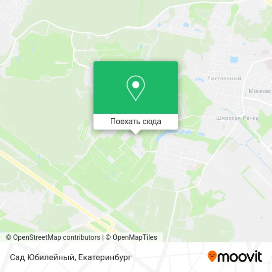 Карта Сад Юбилейный
