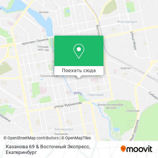 Карта Казанова 69 & Восточный Экспресс