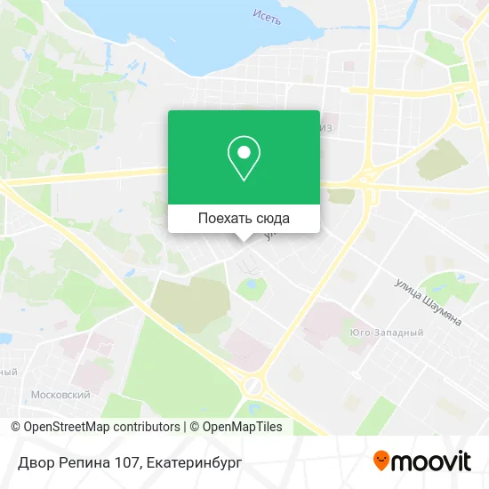 Карта Двор Репина 107