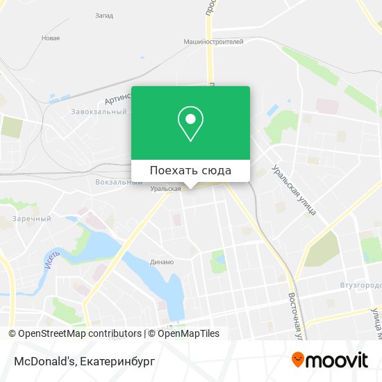 Карта McDonald's