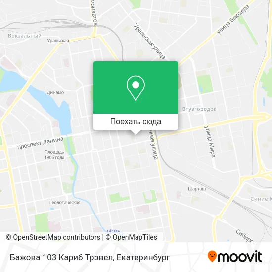 Карта Бажова 103 Кариб Трэвел