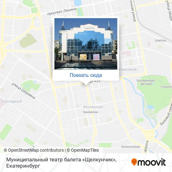 Карта Муниципальный театр балета «Щелкунчик»
