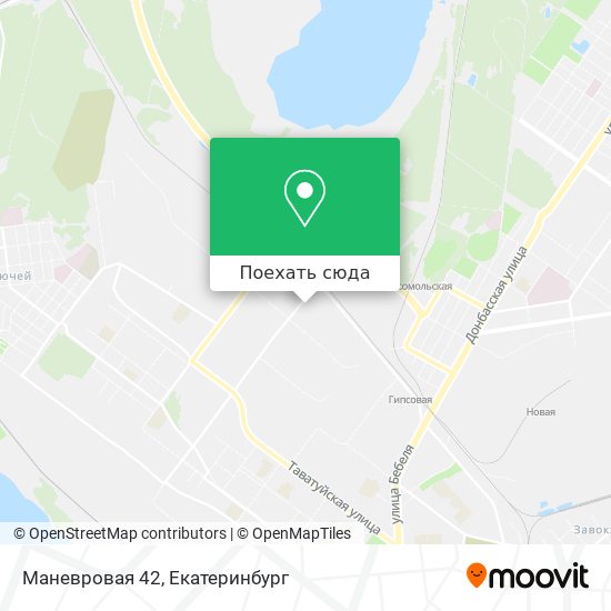 Карта Маневровая 42