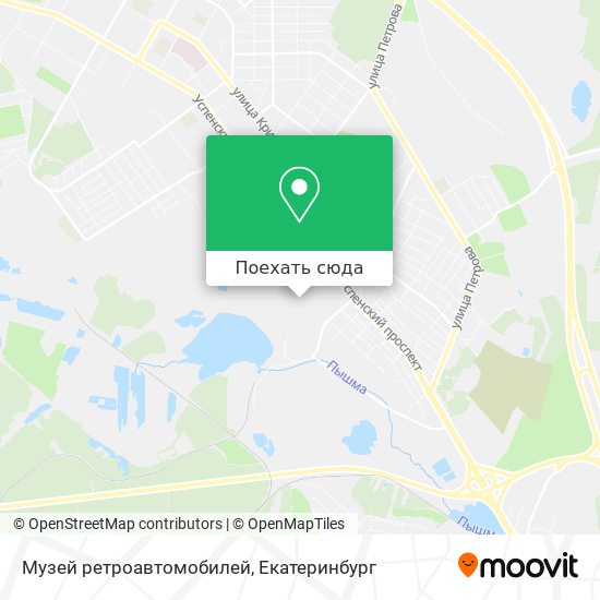 Карта Музей ретроавтомобилей