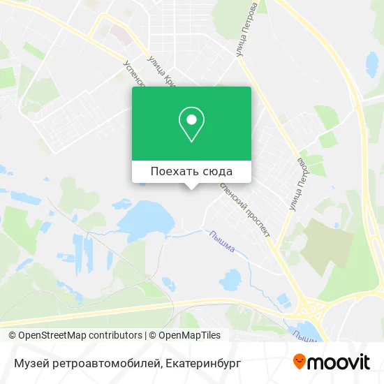 Карта Музей ретроавтомобилей