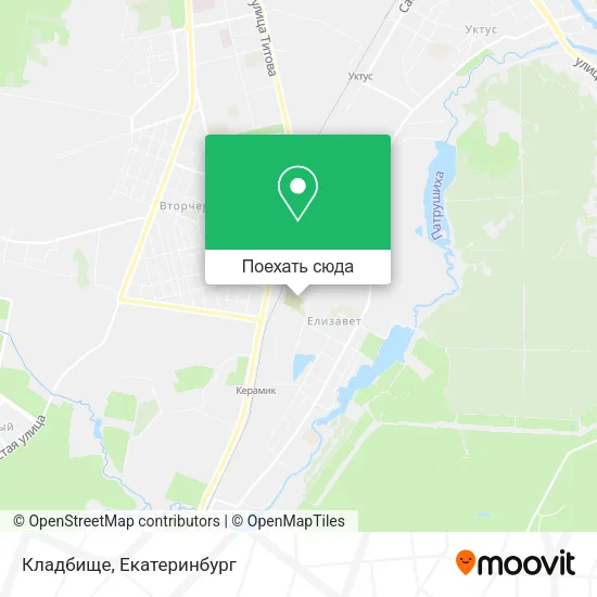 Карта Кладбище
