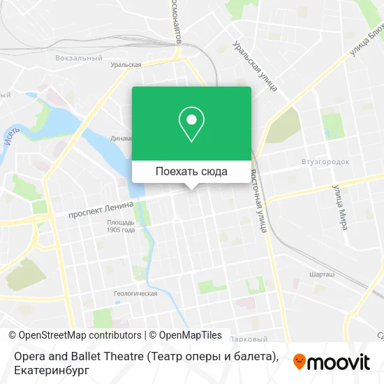 Карта Opera and Ballet Theatre (Театр оперы и балета)