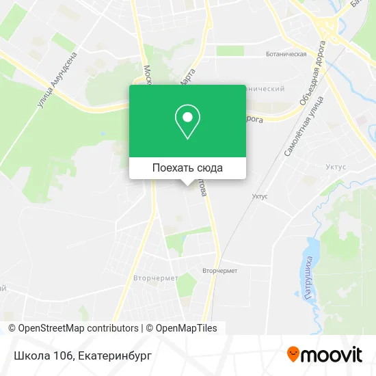 Карта Школа 106