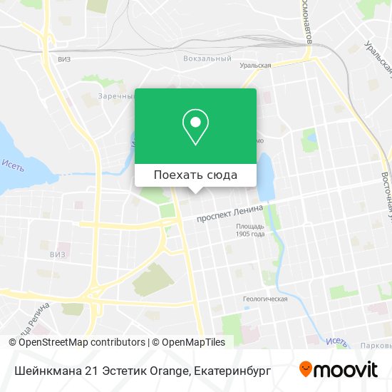 Карта Шейнкмана 21 Эстетик Orange