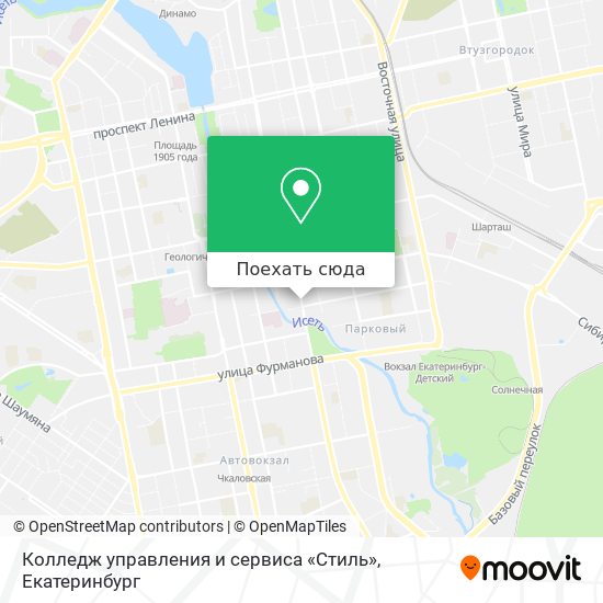 Карта колледжей москвы