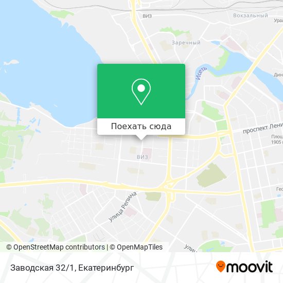 Карта Заводская 32/1