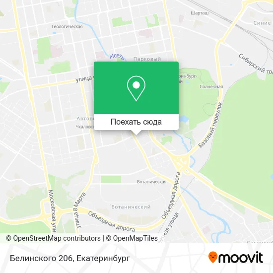 Карта Белинского 206