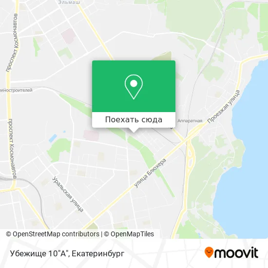 Карта Убежище 10"А"