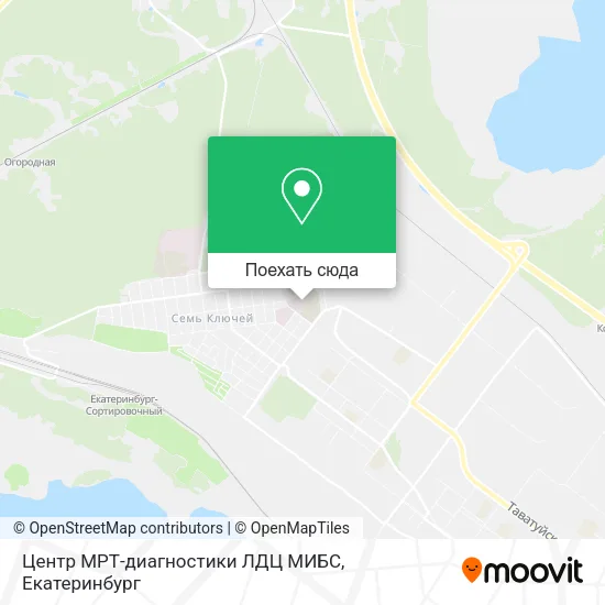 Карта Центр МРТ-диагностики  ЛДЦ МИБС