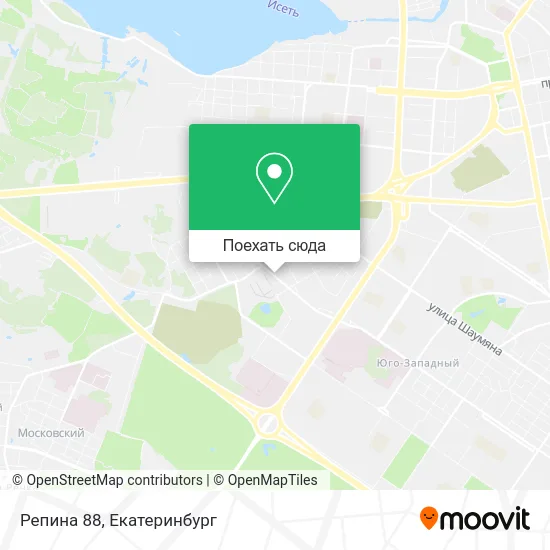 Карта Репина 88