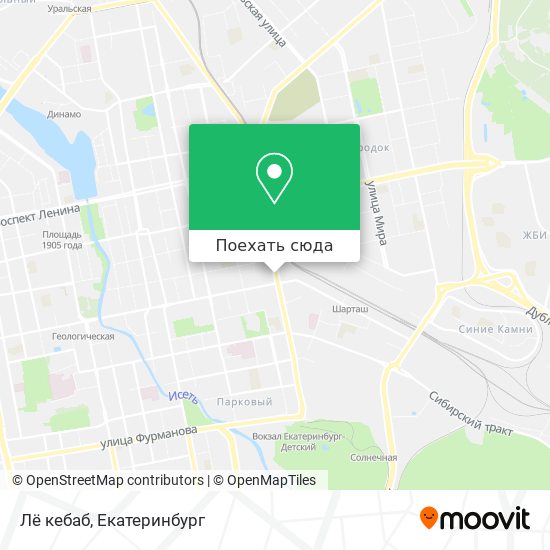 Карта Лё кебаб