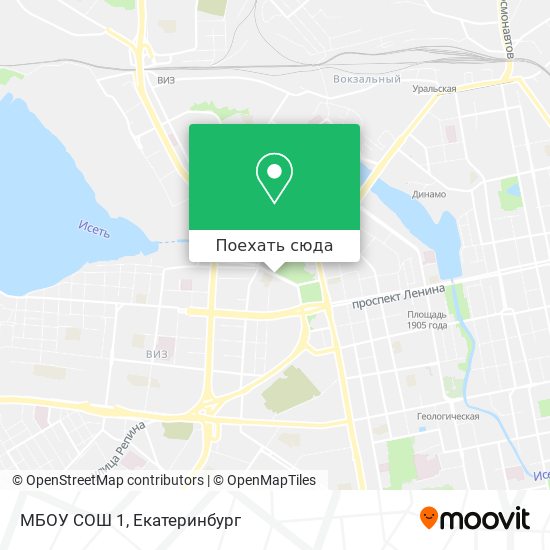 Карта МБОУ СОШ 1