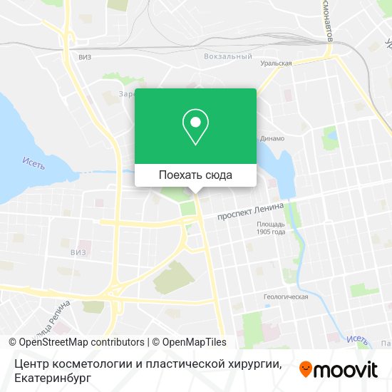 Карта Центр косметологии и пластической хирургии
