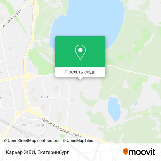 Карта Карьер ЖБИ