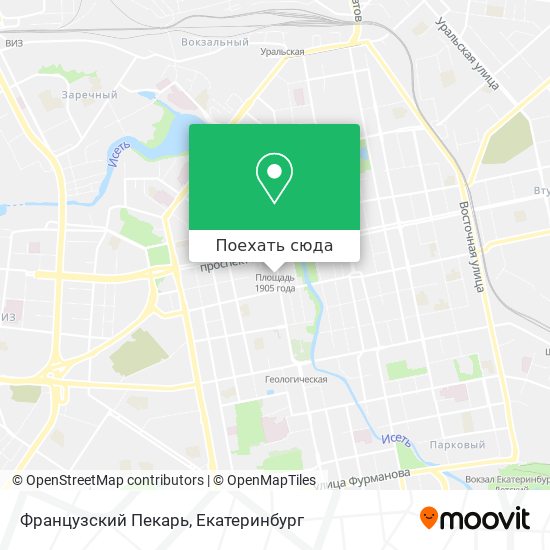 Карта Французский Пекарь