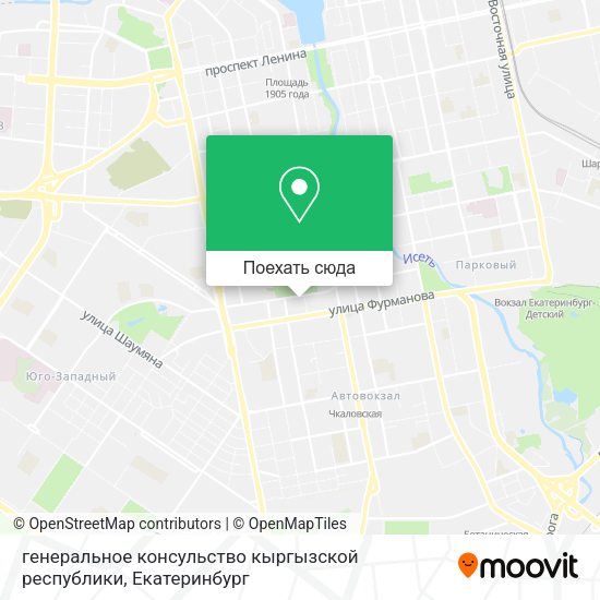 Карта генеральное консульство кыргызской республики