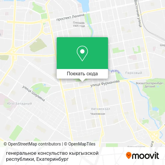 Карта генеральное консульство кыргызской республики