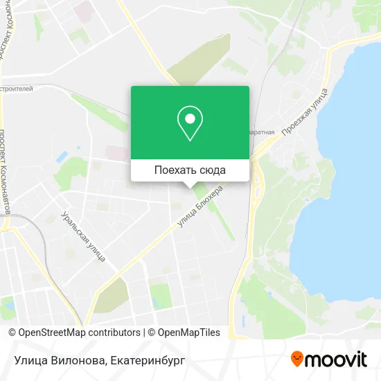 Карта Улица Вилонова
