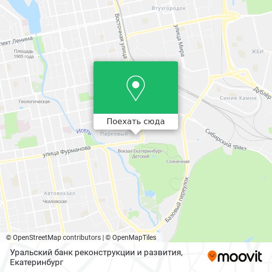 Карта Уральский банк реконструкции и развития